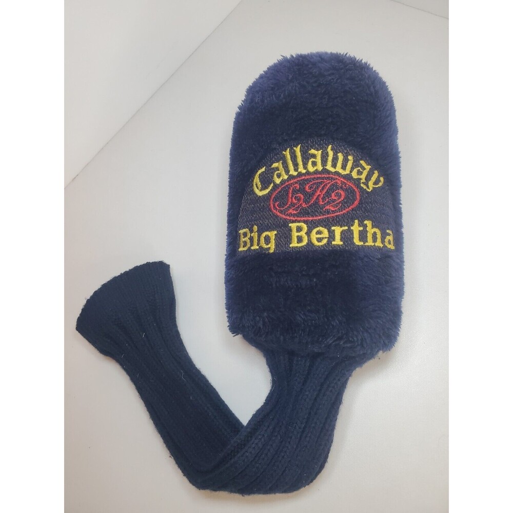 CLASSIC Callaway S2H2 BIG BERTHA # 1  Driver Golf Club Headcover Navy Blue EUC